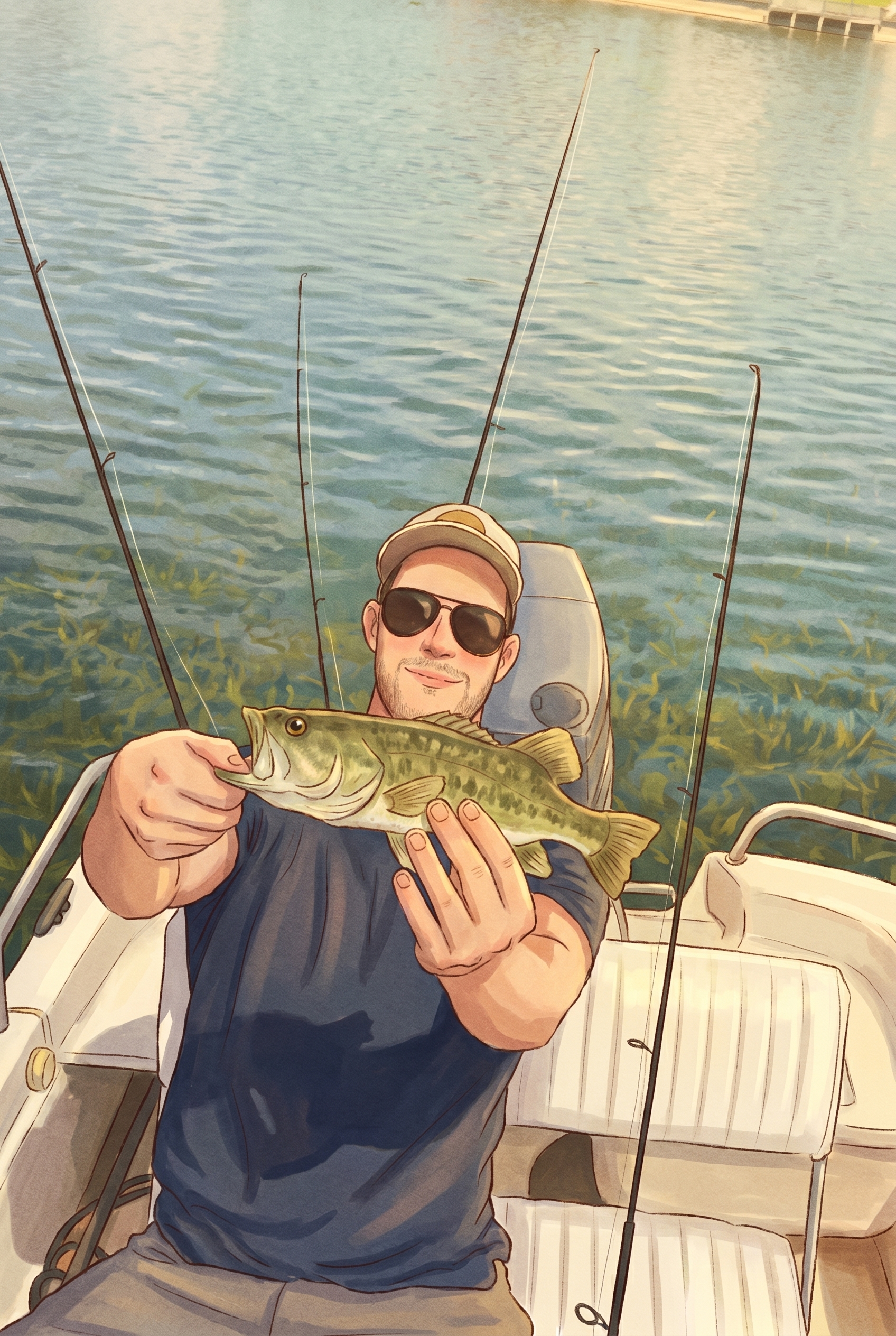 fishing Storybook Illustration Filter preview